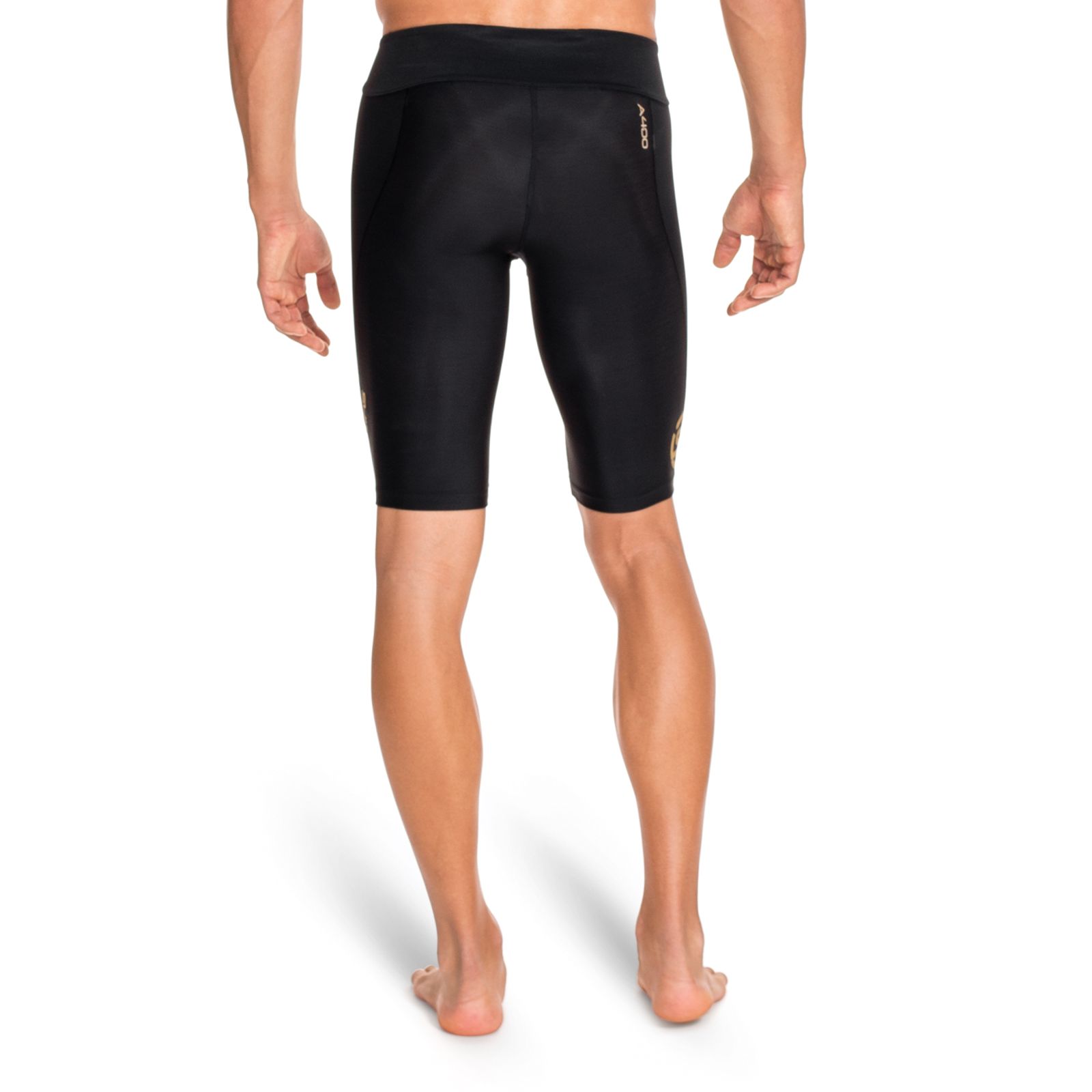 A400 Mens 1/2 Tights Black - SKINS Compression Australia