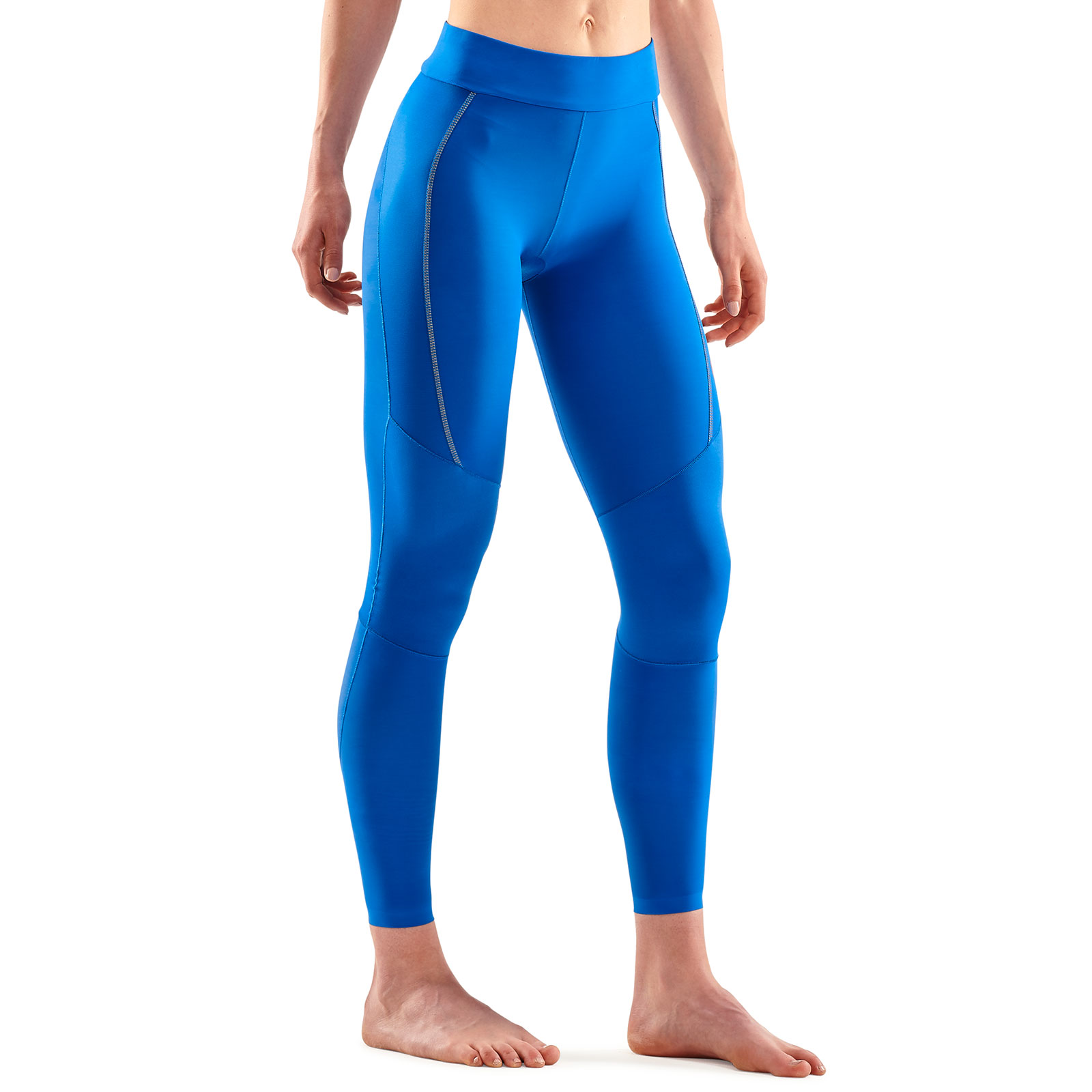 ENSIGN BLUE SKINNY FIT LIGHT-WEIGHT RUNNING TIGHTS – Laasa Sports
