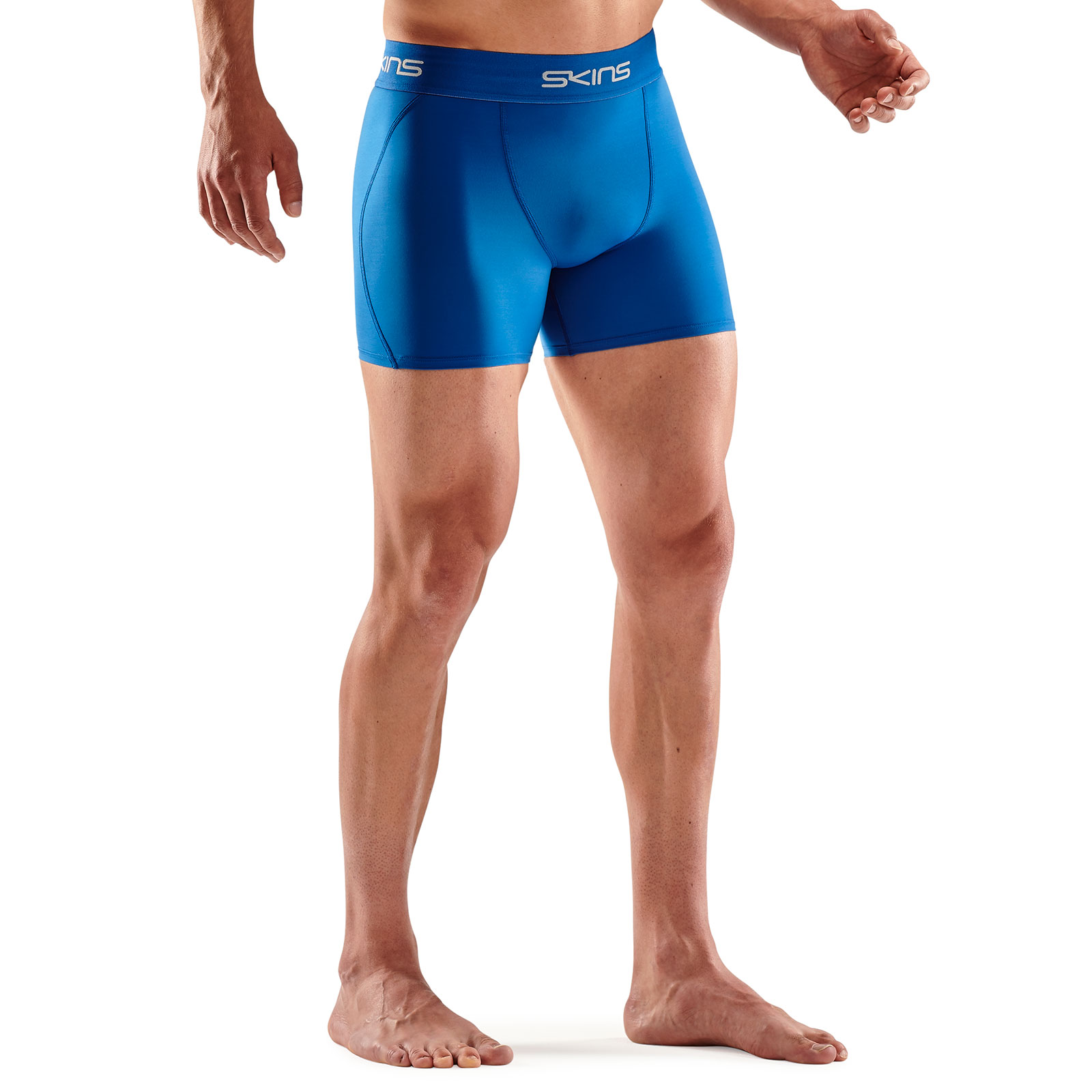 Skins Series-1 Mens Compression Half Tights (Bright Blue), GREAT BARGAIN