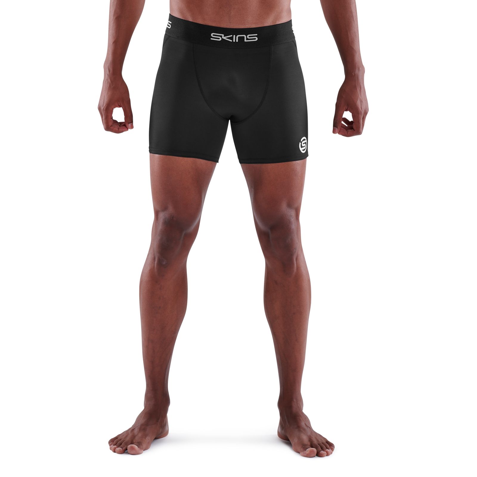  SKINS Men's A200 Compression 1/2 Tights/Shorts,  Black/Graffiti, X-Small : Clothing, Shoes & Jewelry