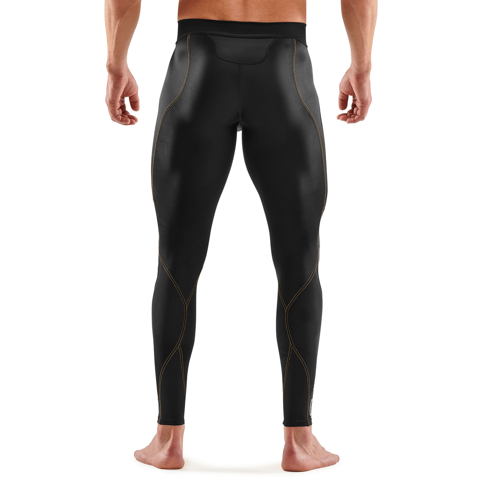 SKINS Men's A400 Compression Half Tights/Shorts, Black/Yellow Logo Line,  XX-Large : : Clothing, Shoes & Accessories