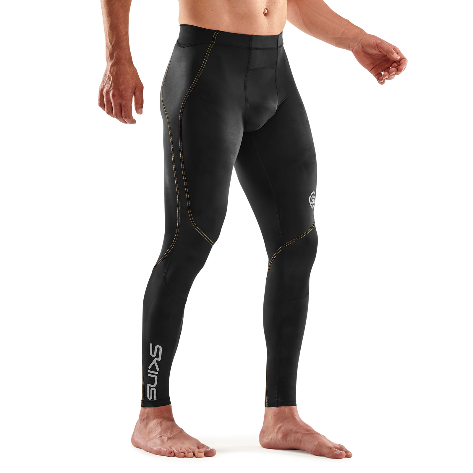 Skins Men's A400 Compression Long Tights, Oblique, Medium/Small,   price tracker / tracking,  price history charts,  price  watches,  price drop alerts