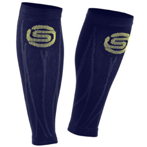 Skins Essentials Compression Calf Tights MX - Unisex - Black/Yellow - Large  : : Clothing & Accessories