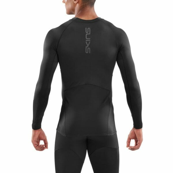 SKINS Men's Ultimate Long Sleeve Top Black - SKINS Compression New Zealand