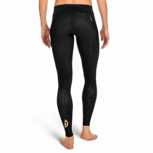 SKINS Women's A400 Long Tights, Black/Silver, LH, Pants -  Canada