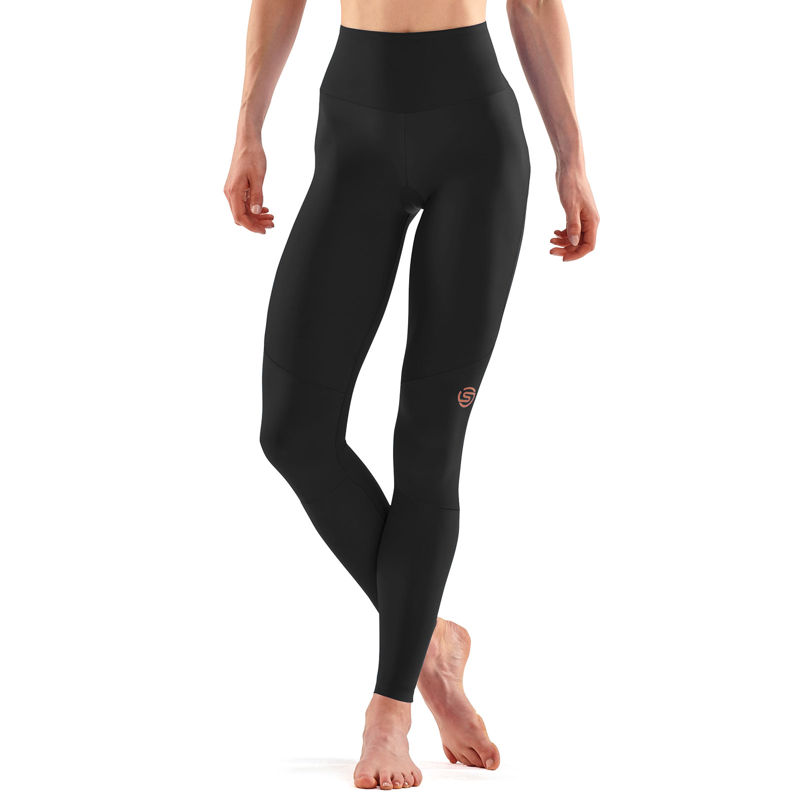 SKINS SERIES-3 WOMEN'S TRAVEL AND RECOVERY LONG TIGHTS BLACK