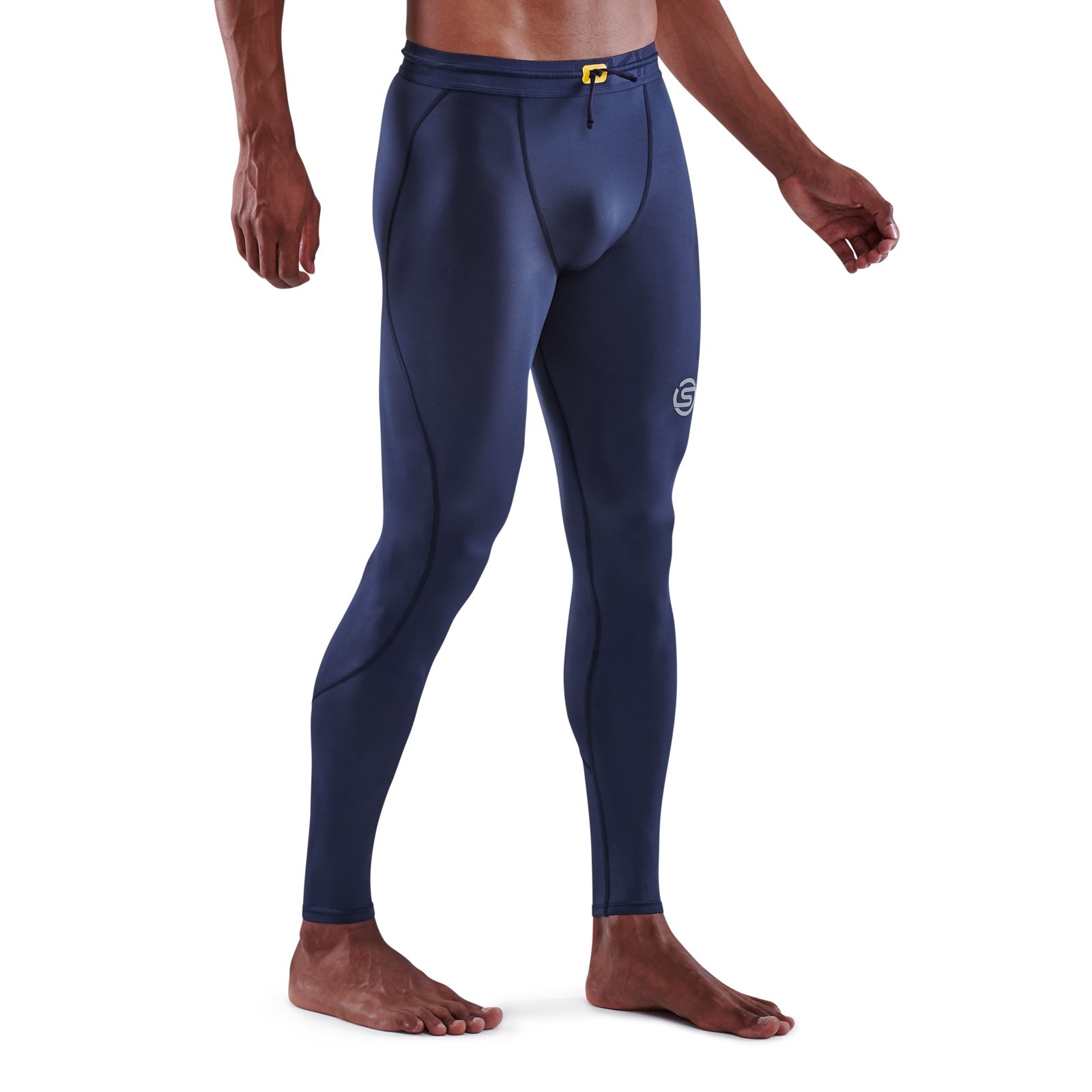 SKINS SERIES-3 MEN'S TRAVEL AND RECOVERY LONG TIGHTS NAVY BLUE - SKINS  Compression UK