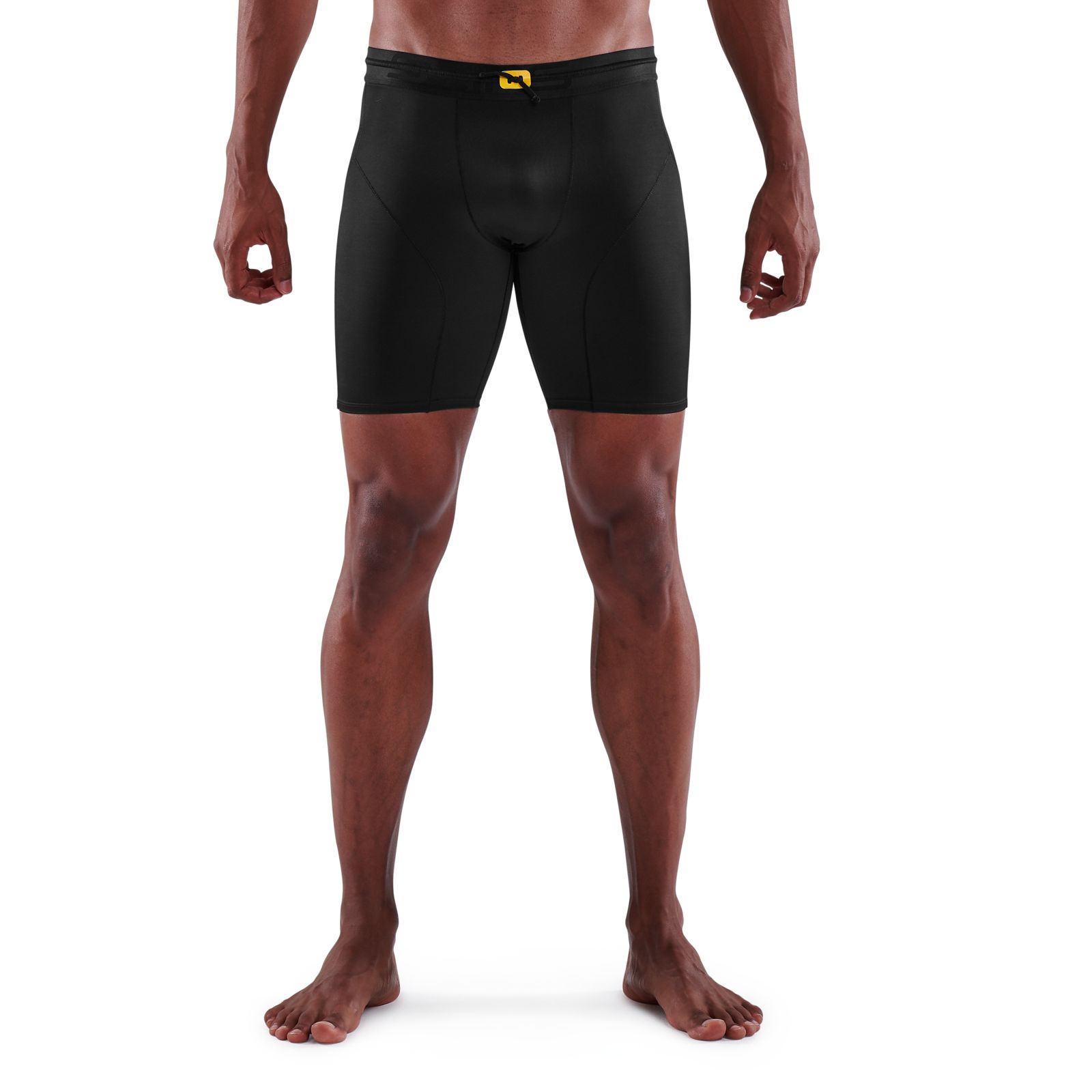 Skins Dnamic Force Mens Compression Shorts (Black) - Olympus Sports