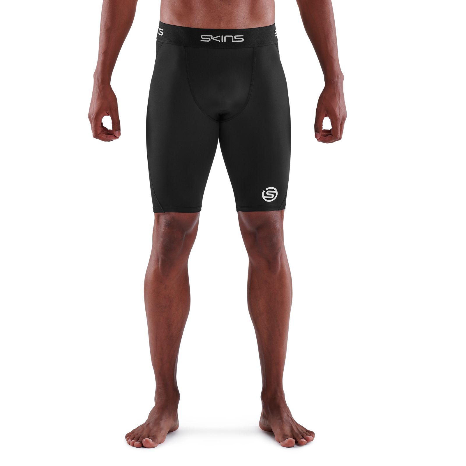 SKINS SERIES-1 YOUTH LONG TIGHTS BLACK - SKINS Compression USA