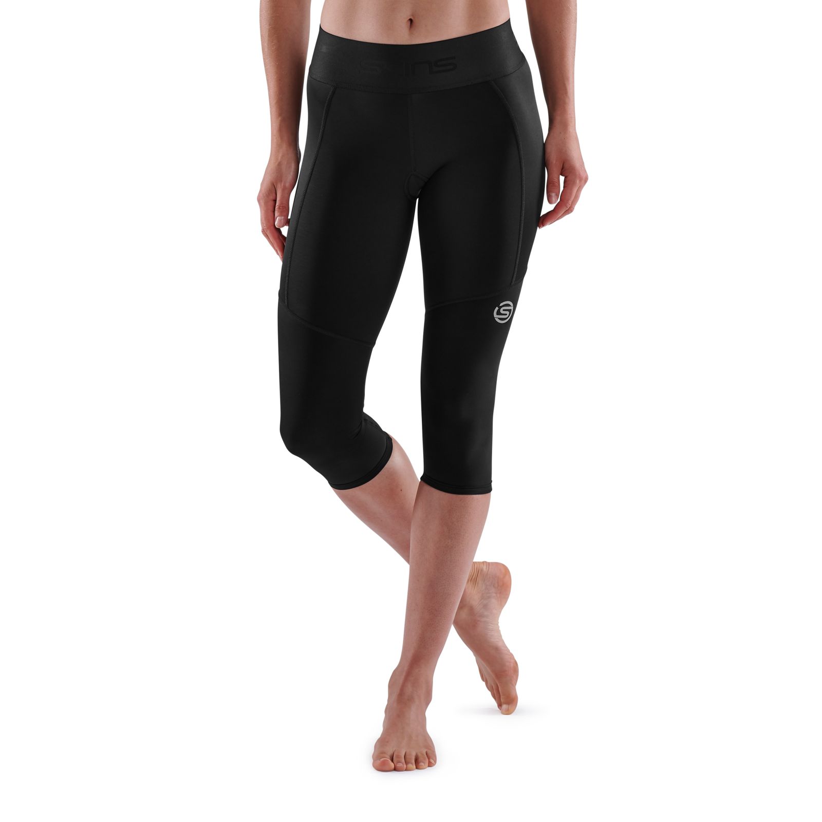 SKINS Women's A400 Compression Long Tights - Black